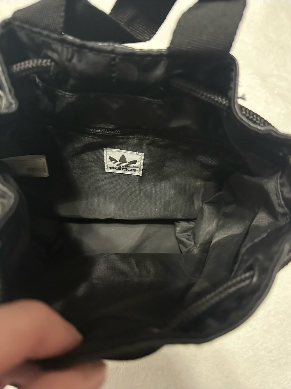 Adidas Black Drawstring Bucket Backpack - Picture 2 of 11